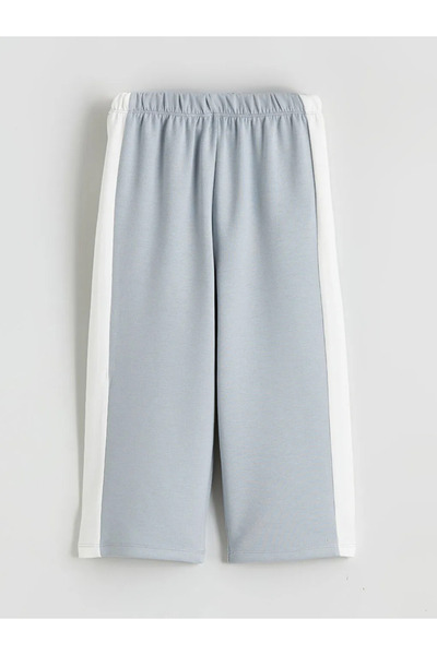 LC Waikiki Gray Soft Touch Girl's Sweatpants with Elastic Waist