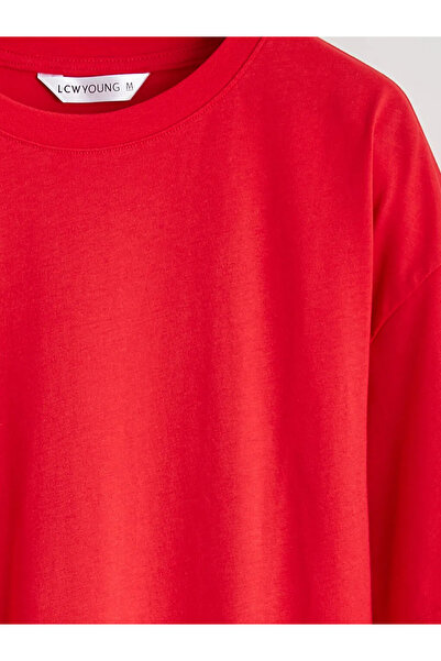 LC Waikiki Crew Neck New Year Themed Women's Nightgown