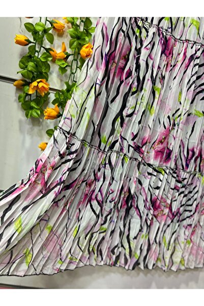 edu collection Поличка от шифон с подплата и три нива с шарки