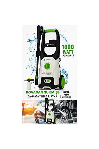 Sanplaza Lutian LT518 1600W 130 Bar Yüksek Basınçlı Araba Yıkama Makinesi