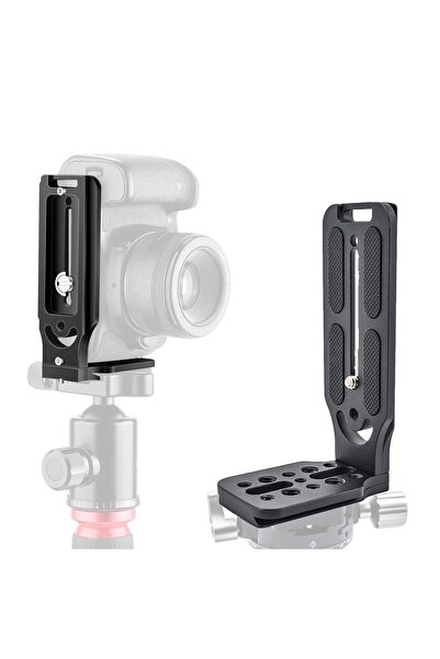 JZS حامل كاميرا DSLR L سريع الفك لحامل ثلاثي القوائم Canon Nikon Sony