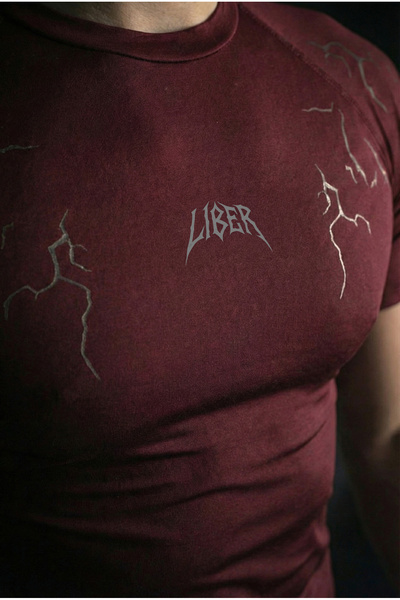 Liber Slayer Fit - Compression T-shirt Nefes Alan Ultra Esnek Yapı Fitness