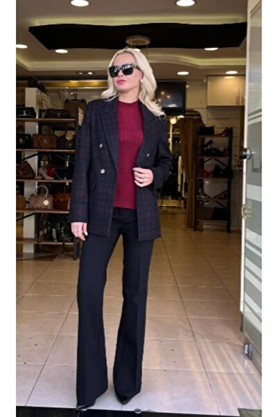 Ekol Plaid Jacket with Flap Pockets