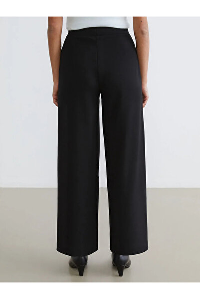 LC Waikiki Wide Leg Women's Trousers with Elastic Waist