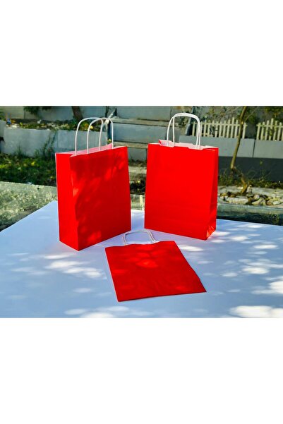 Orbak Kağıt 1. Ποιότητα 18x8x24 εκ. Τσάντα από χαρτί κραφτ 3 τεμαχίων σε κόκκ...