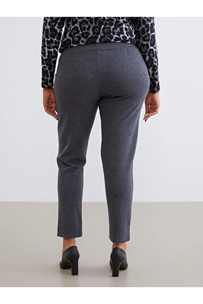 LC Waikiki Γυναικείο παντελόνι με ελαστική μέση σε μεγάλο μέγεθος