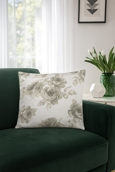 Premier Home Duck Leaf Throw Pillow Cover Beige Gray V1 45X40