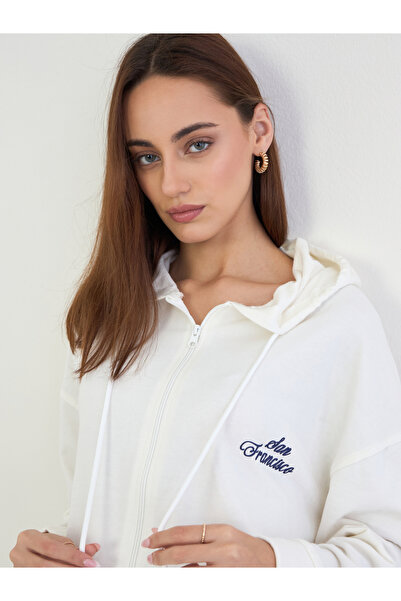 Styli Off White Oversized Hoodie and Joggers Co-Ords