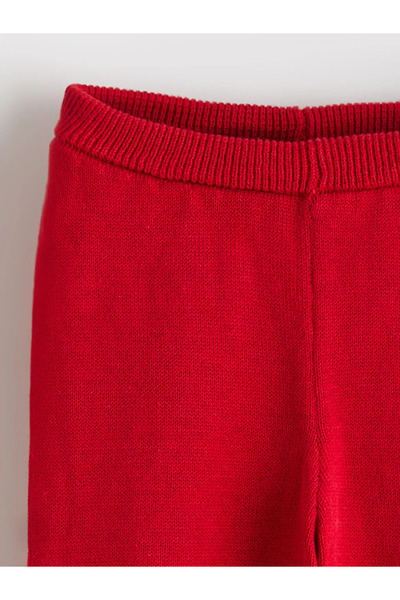 LC Waikiki Crew Neck Christmas Themed Baby Girl Sweater and Leggings