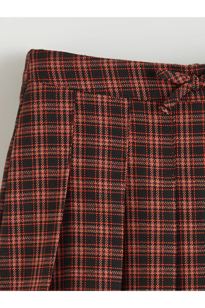 LC Waikiki Plaid Girl's Shorts Skirt