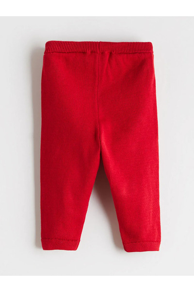 LC Waikiki Crew Neck Christmas Themed Baby Girl Sweater and Leggings