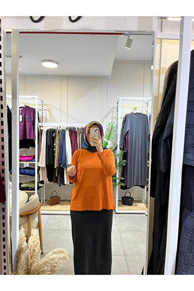 Nuss 902 Basic Mercerized Tunic Πορτοκαλί