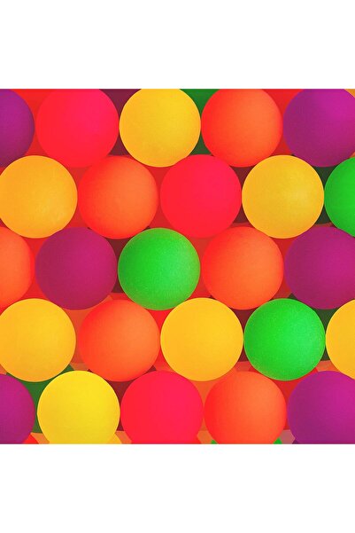 JZS Bouncy Balls 25 Pack 32mm Glowing Solid Color