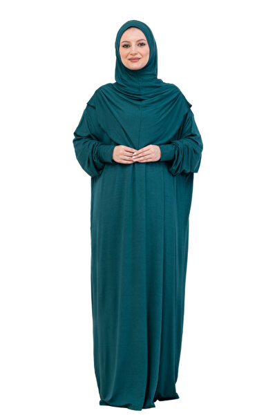 Modish Group طقم فستان صلاة من قطعة واحدة، عباءة ناعمة من الفيسكوز، طقم حجاب ...