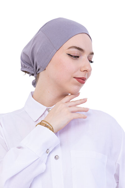 Modish Group Practical Bone Cotton Hijab Inner Bonnet, Ready-To-Wear Viscose Hat for Headscarf, for Prayer Daily Use