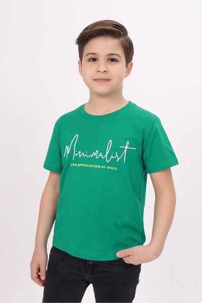 Toontoy Tricou cu mânecă scurtă cu imprimeu pentru băiat