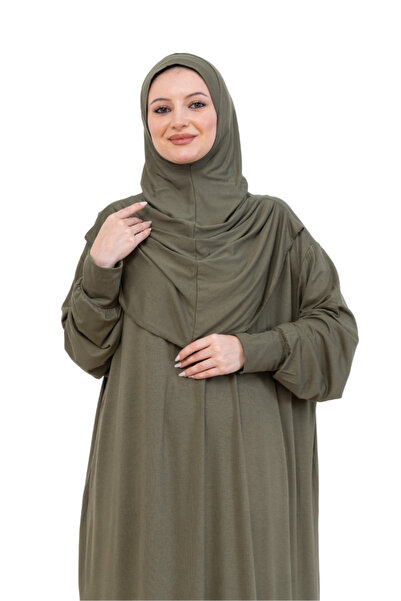 Modish Group One Piece Prayer Dress Set, Viscose Soft Hijab Abaya, Comfortable Ready-To-Wear Shawl Headscarf Suit