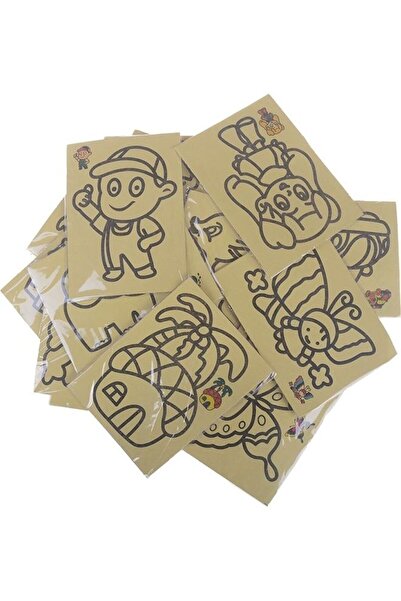 Generic 25 ورقة لعبة فنية من ورق الصنفرة