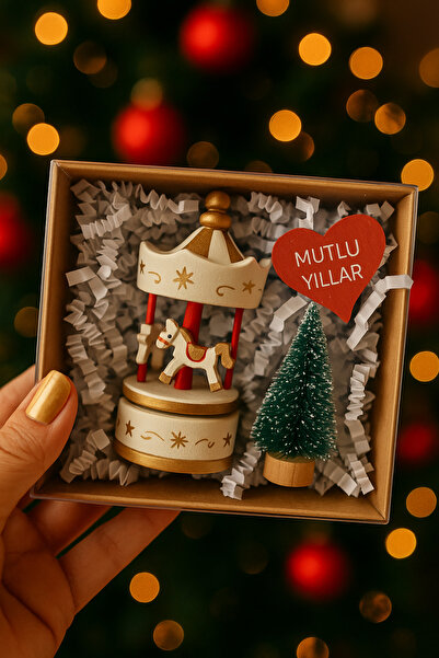 leylooks Yeni yıl, yılbaşı, merry cristmas atlı karınca hediye