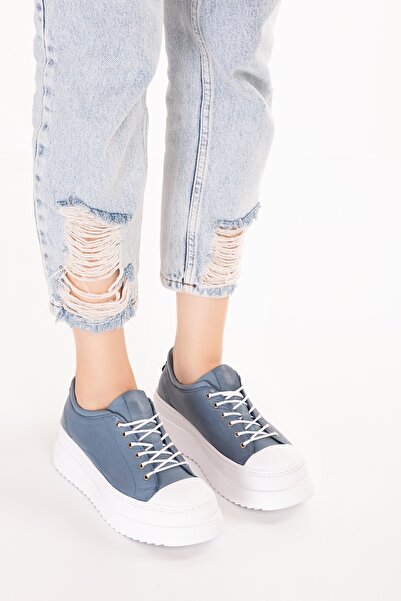 Gondol Αθλητικά παπούτσια καθημερινής χρήσης από γνήσιο δέρμα zx.1104 Μπλε