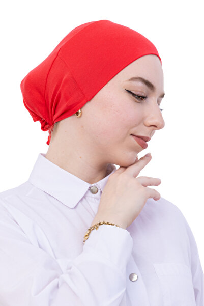 Modish Group Practical Bone Cotton Hijab Inner Bonnet, Ready-To-Wear Viscose Hat for Headscarf, for Prayer Daily Use