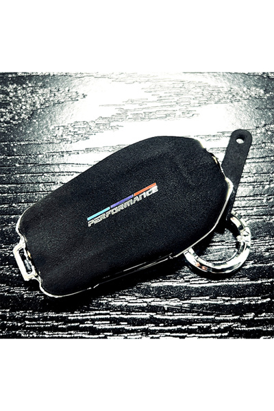 PERFORMANCE Husa Breloc Cheie Inteligenta compatibila cu Neagra BMW Seria 7, X5, X6, X7