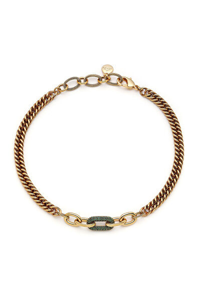 Mon Reve Linked Altın Kaplama Zincir Kolye