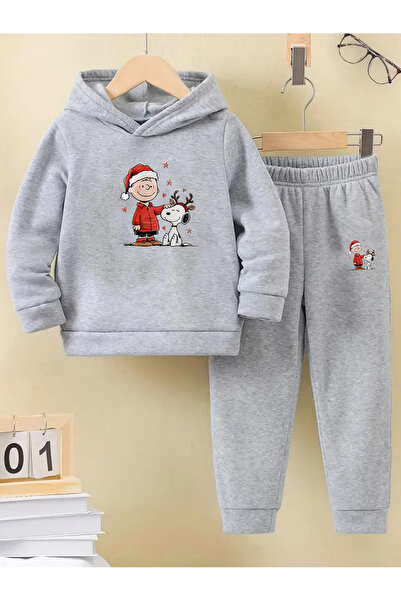 aytok tekstil Set de trening pentru iarnă pentru fete și băieți Snopy 5 6 7 8...