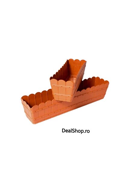 dealshopromania Jardinieră rustică pentru terasă de grădină 40 cm