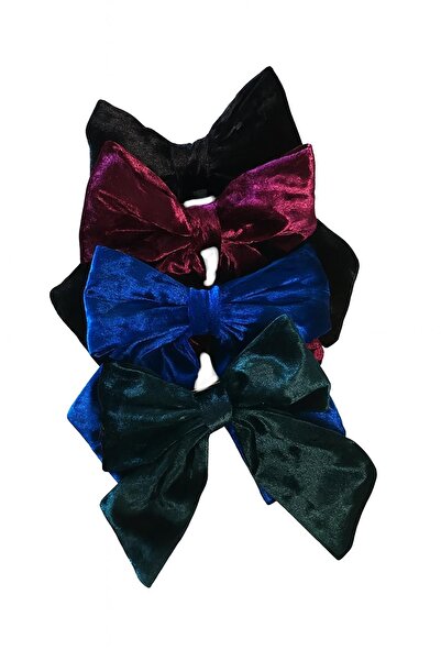 New Obsessions Velvet Bow 4-Piece Buckle Set
