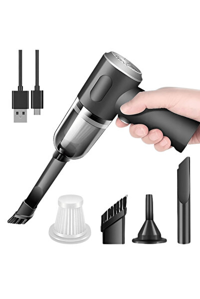 OferteTop 3-in-1 Cordless Car Vacuum Cleaner With Blowing Function And 3 Versatile Nozzles