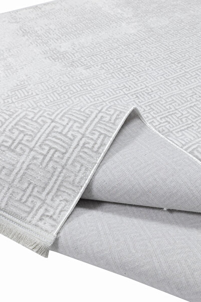 Ayduran Halı Classi Bambu Saten İpeksi Floşlu Kaymaz Taban Yıkanabilir Halı