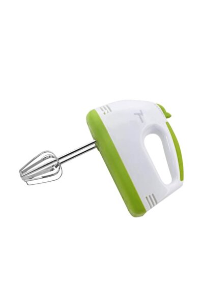 rosberg Hand Mixer R51110G, 200W, 7 speeds, chrome beaters, white/green
