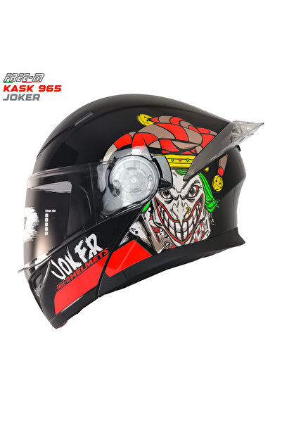 ArWears FR-965 JOKER-Y Çene Açılır - Güneş Vizörlü ( Gözlüklü ) Motorsiklet Kaskı