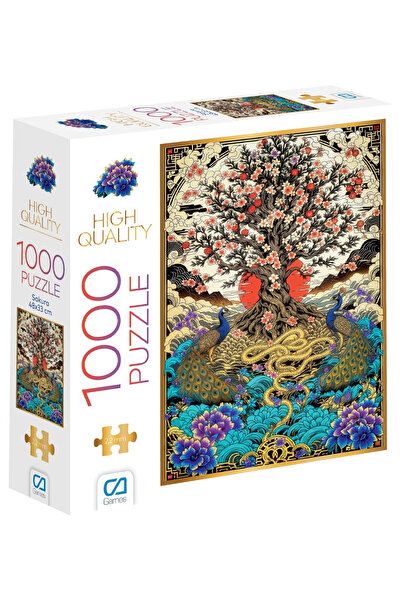 CA Games Sakura 1000 Pieces 2.2mm Thickness 48X68Cm Professional Hobby Puzzle Jigsaw Puzzle Series