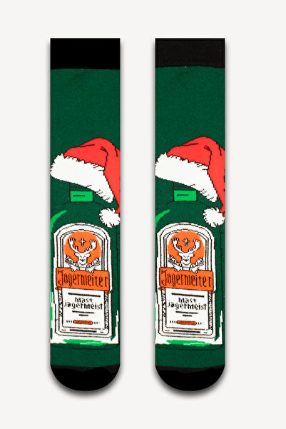 Neşeli Çoraplar Noel Jagermeiter Havlu Çorap