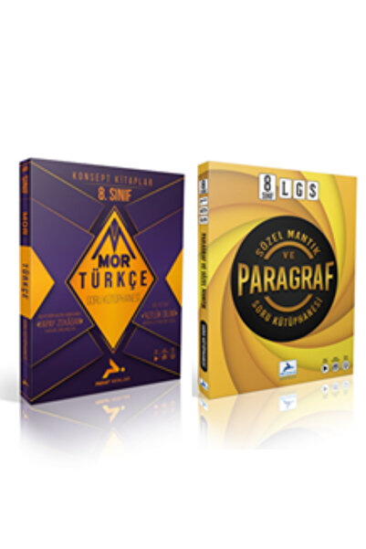 paraf yayınları Paraf 8.Sınıf Mor Türkçe Soru Kütüphanesi - Sözel Mantık Ve P...