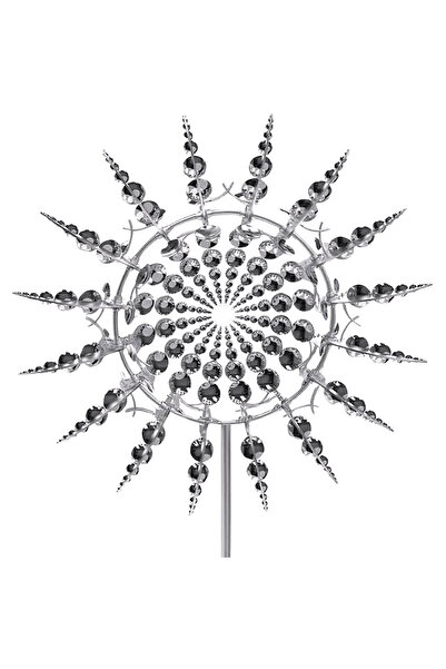 OferteTop Kinetic Windmill For Garden With Metal Blades And Fascinating Movements