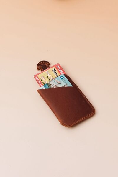 NUBLADO 100% PIELE AUTENTICA DESIGN MINIMALIST FĂCUT LA MÂNĂ PORTOFEL UNISEX ...