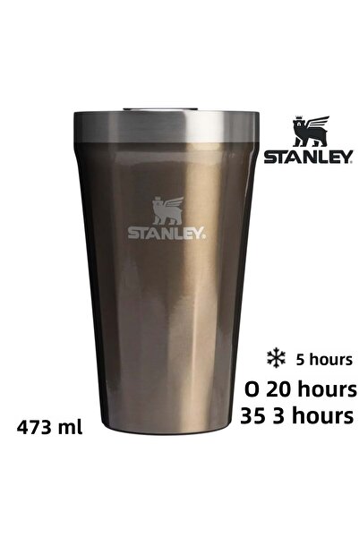 Stanley Everyday Tumbler Thermos Cup 0.47 Lt Thermos Mug Camping Cup Flask Brown
