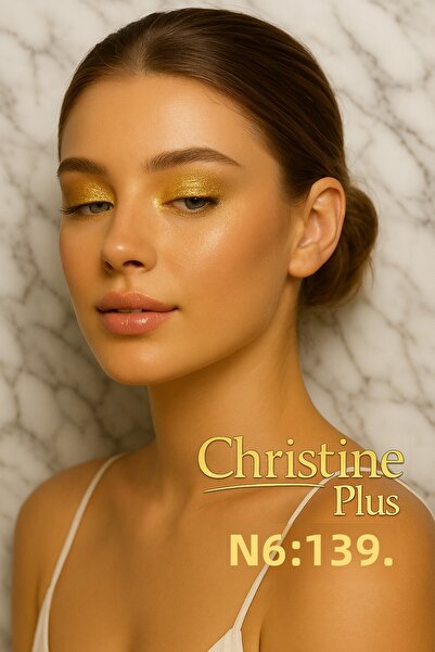 Christine Plus Fine Shimmer Eyeshadow in Powder Form - King Gold No:139 (Eyes...