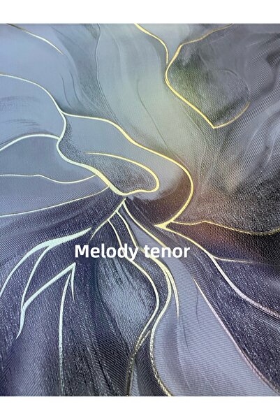 DERYA Golden Gilded Iridescent Shiny Anthracite Marble Fabric Lining Washable Pvc Oilcloth Tablecloth