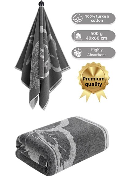 Karna Home Cotton Towel Butterfly Pattern Karna 500 Gr. 40X60 cm