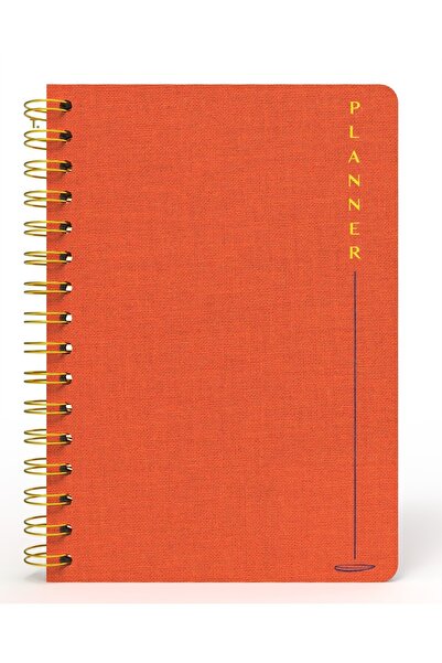 Meli Melek Melimelek Planner Orange (Paperback) - Ceyda Düvenci
