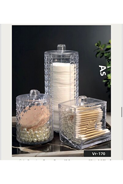 Limeks Home مجموعة منظمات مكونة من 3 قطع بنمط اللؤلؤ