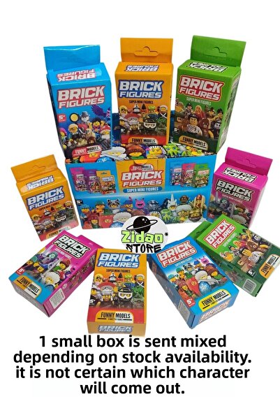 Emrah Gültekin Brick Figures Super Mini Figure 1 Piece Funny Models Gift for Ages 5+ Packaged Toy-Sweet Gift