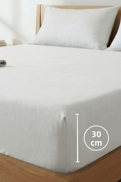 Anılsan 100% Cotton Combed Elastic Fitted Sheet |   Single/Double |   Fitted Jersey |   30 cm Corner Height