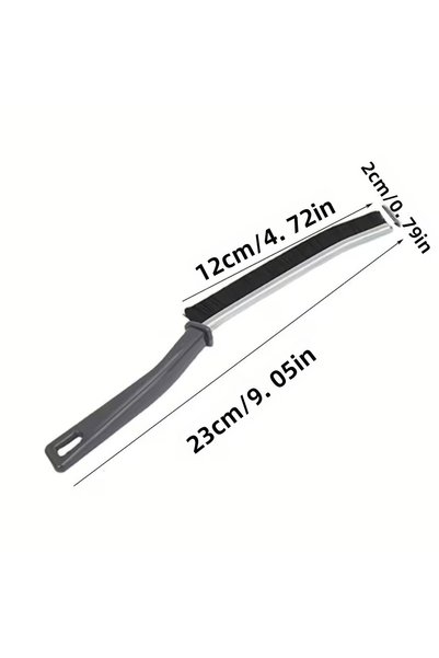 Nobera Detailed Grout Cleaning Brush – Fine Detail Brush for Kitchen, Bathroom, Shower Cabin 23.5cm 2 Pieces