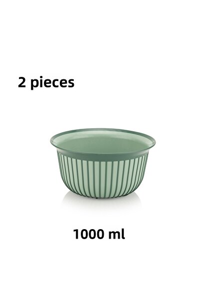 Mons 2 Pieces 1000 ml Bowl Qlux Bpa Free Tableware Nuts Salad Chips Pop Corn ...