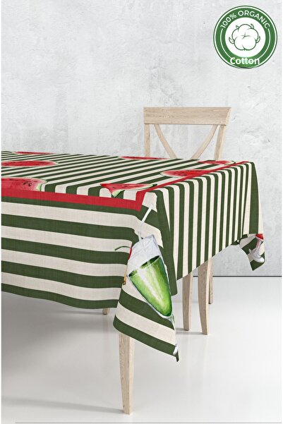 MOSHEYA HOME مفرش طاولة ديجيتال مطبوع - 140x180 - 140x220 سم 140x240 سم - قما...